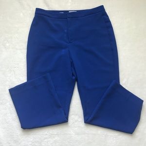 Nine West Blue Pants Kick Flare Stretch Size 14